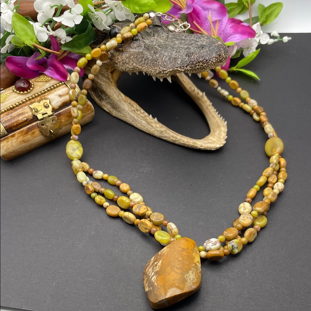 Jay King mookaite necklace vintage A56 🔥